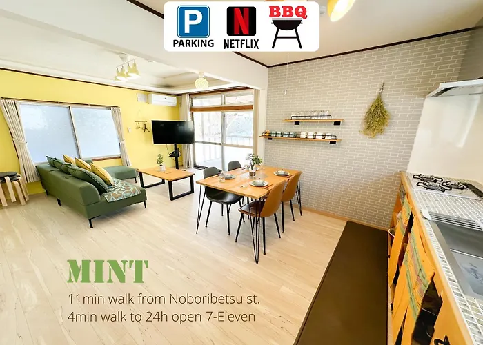 Mint / 11Min Walk To Noboribetsu St